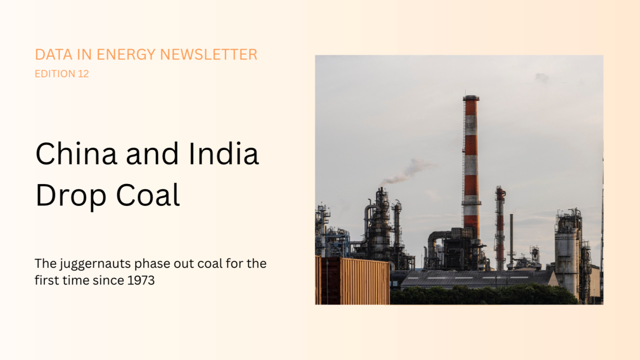 China and India Drop Coal