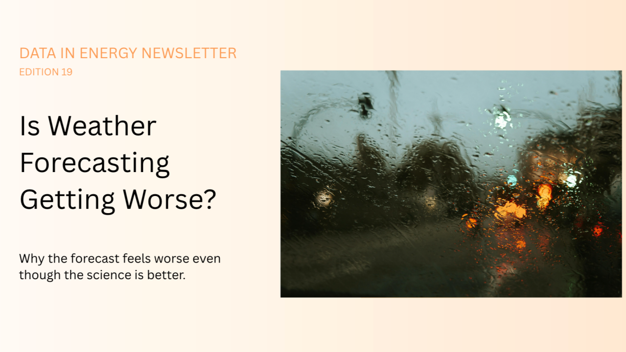 Is Weather Forecasting Getting Worse