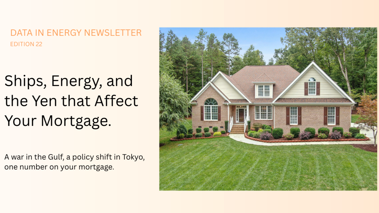 How Ships, Energy, and the Yen Affect Your Mortgage